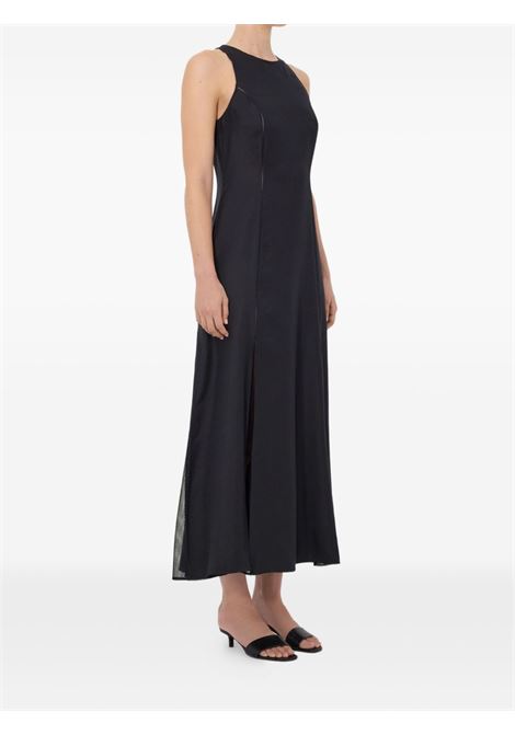 iraka silk twill dress woman black LOULOU DE SAISON | IRAKABLACK